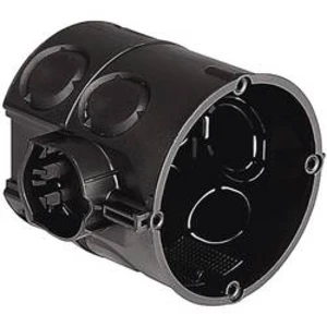 Propojovací krabička Kaiser Elektro 1555-04, 60 x 66 mm, bez šroubků, černá