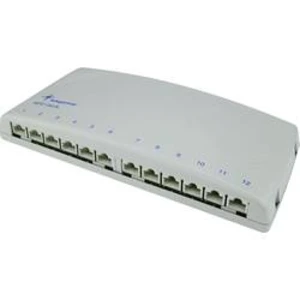 Síťový patch panel Telegärtner J02022A0053, 12 portů, CAT 6A, 1 U