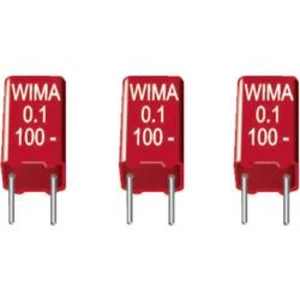 Foliový kondenzátor MKS Wima, MKS2, 0,1 µF, 400 V/DC, 20 %, 7,2 x 7,2 x 13 mm