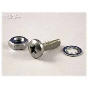 Upevňovací šroub Hammond Electronics 1421F4, plast, 4 ks