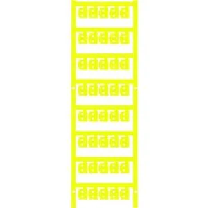 Conductor markers, MultiCard, 12 x 5,8 mm, Polyamide 66, Colour: Yellow Weidmüller Počet markerů: 200 SFC 0/12 NEUTRAL GEMnožství: 200 ks
