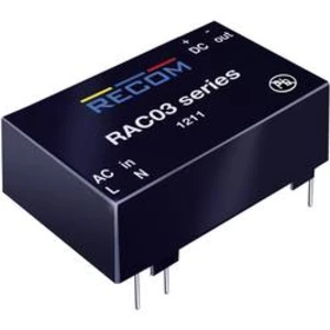 Síťový zdroj do DPS Recom International RAC03-05SC, 5 V/DC, 0,6 A, 3 W