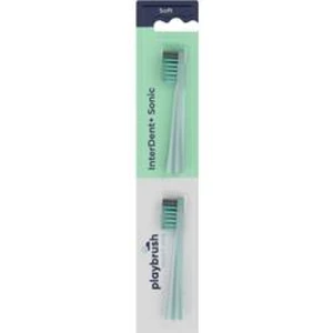 Vyměnitelné nástavce pro elektrické kartáčky Playbrush 301344 Smart One Mint 2 ks mátová