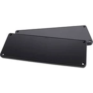 Přední rám Hammond Electronics 1455UPLBK, ABS, černá, 196 mm, 2 ks