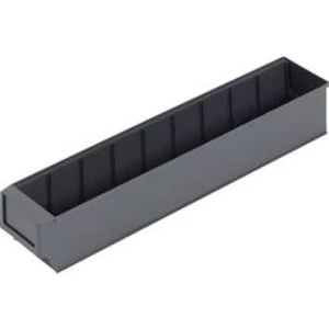 Tmavě šedý skladovací box 500 x 91x81 mm Alutec 66031, (d x š x v) 500 x 91 x 81 mm, tmavě šedá