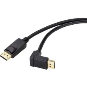 DisplayPort kabel Renkforce [1x zástrčka DisplayPort - 1x zástrčka DisplayPort] černá 1.00 m
