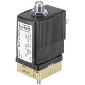 Zvedací ventil Bürkert 126160, příruba, G 1/8 Jmenovitá vzdálenost 1.5 mm Materiál pouzdra mosaz Těsnicí materiál FKM přímočinný