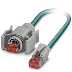 Síťový kabel RJ45 Phoenix Contact 1404354, CAT 5, CAT 5e, SF/UTP, 1.50 m, modrá