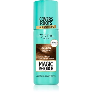 L’Oréal Paris Magic Retouch sprej pro okamžité zakrytí odrostů odstín Golden Brown 75 ml