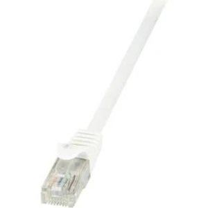 Síťový kabel RJ45 LogiLink CP2091U, CAT 6, U/UTP, 10.00 m, bílá