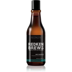 Redken Brews povzbuzující mentolový šampon na vlasy a pokožku hlavy 300 ml