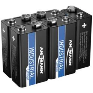 Baterie 9 V lithiová Ansmann Lithium Industrial 6LR61 1200 mAh 9 V 5 ks
