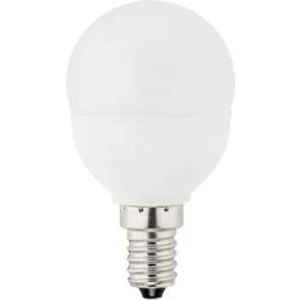 LED Müller-Licht 230 V, E14, 5.5 W = 40 W, 80 mm, teplá bílá, A+ (A++ - E), kapkovitý tvar stmívatelná, 1 ks