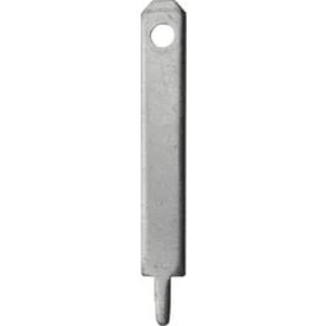 Faston zástrčka Vogt Verbindungstechnik 3780l.68 2.8 mm x 0.8 mm, 180 °, bez izolace, kov, 100 ks