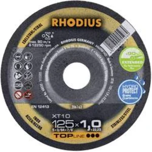 Řezný kotouč rovný Rhodius 206162, XT10 Průměr 115 mm 1 ks