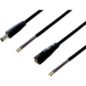 Nízkonapěťový připojovací kabel BKL Electronic 075215, vnější Ø 5.50 mm, vnitřní Ø 2.10 mm, 2.50 m, 1 sada