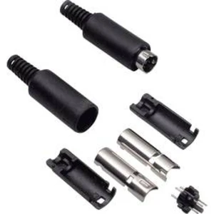 Mini DIN konektor TRU COMPONENTS 1578861 zástrčka, rovná, pólů 8, 1 ks