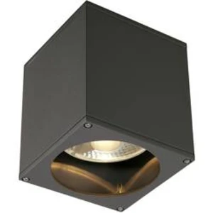 Venkovní stropní osvětlení halogenová žárovka, LED GU10 75 W SLV Big Theo 229555 antracitová