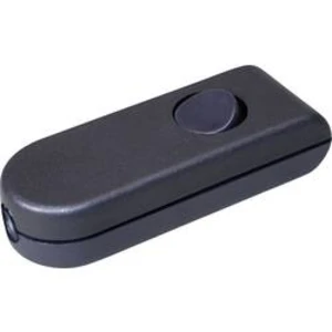 Šňůrový spínač interBär 8093-204.01, 2 A, 250 V, černá, bílá, 1x vyp/zap, 1 ks