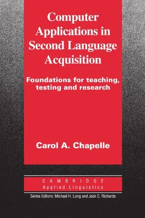 Computer Applications in Second Language Acquisition