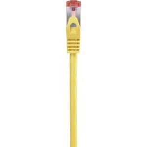 Síťový kabel RJ45 Renkforce RF-3432058, CAT 6, S/FTP, 15.00 cm, žlutá