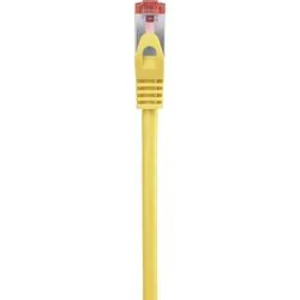 Síťový kabel RJ45 Renkforce RF-3432058, CAT 6, S/FTP, 15.00 cm, žlutá