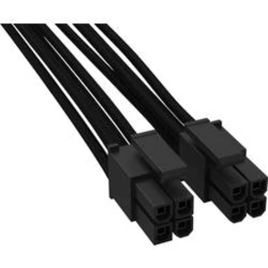 PC, napájecí kabel BeQuiet BC060, [1x ATX zástrčka 8pólová (4+4) - 1x ATX zástrčka 8pólová (4+4)], 45.00 cm, černá