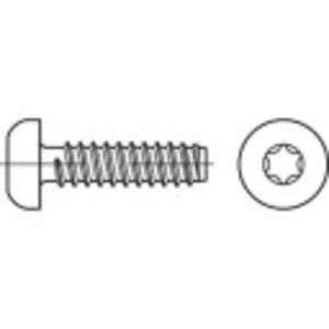 TOOLCRAFT 1069391  šošovkové skrutky do plechu 5.5 mm 22 mm T profil  ISO 14585  nerezová ocel A2 500 ks