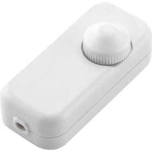 TRU COMPONENTS TC-6647544 stmievač na šnúru  biela   Spínací výkon (min.) 25 W Spínací výkon (max.) 150 W 1 ks