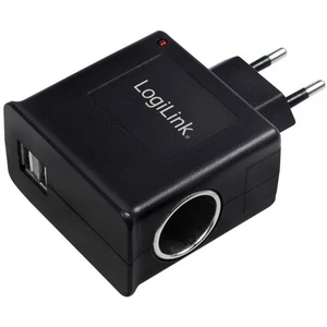 LogiLink Power Adapter PA0046 USB nabíjačka do zásuvky (230 V) Výstupný prúd (max.) 3000 mA 3 x USB , zásuvka cigaretové