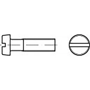 TOOLCRAFT  TO-6852504 skrutky s valcovou hlavou  M3 16 mm drážka DIN 84   ocel pozinkované 200 ks