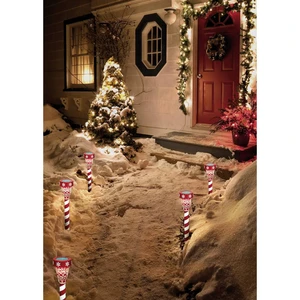Polarlite LED záhradné svietidlo  PSL-02-001 PSL-02-001 vianočná hviezda  LED   teplá biela červená, biela
