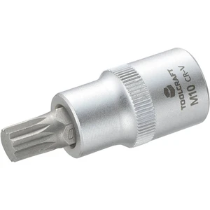 Násada nástrčného kľúča s viaczubými bitom M10, TOOLCRAFT, 12,5 mm (1/2 ")