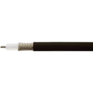 Huber & Suhner 22510040 koaxiálny kábel Vonkajší Ø: 2.67 mm RG174 U 50 Ω 38 dB čierna metrový tovar