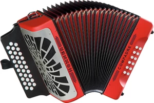 Hohner Compadre GCF Czerwony Akordeon diatoniczny