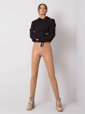 Leggings in pelle da donna Fashionhunters Leather