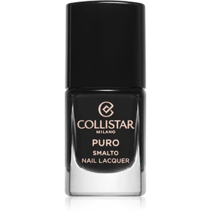 Collistar Puro Long-Lasting Nail Lacquer dlouhotrvající lak na nehty odstín 313 Nero Intenso 10 ml