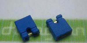 FREE SHIPPING 2000pcs/lot 2.54mm Blue Open Type Mini Jumper for Pin Header