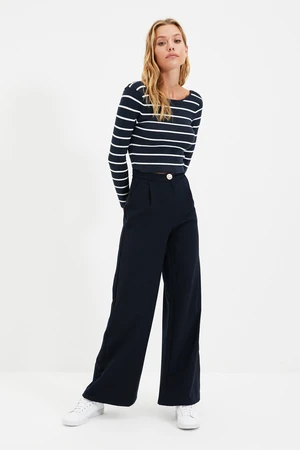 Pantaloni da donna Trendyol Navy