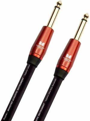 Monster Cable Prolink Acoustic 21FT Instrument Cable Čierna 6,4 m Rovný - Rovný Nástrojový kábel