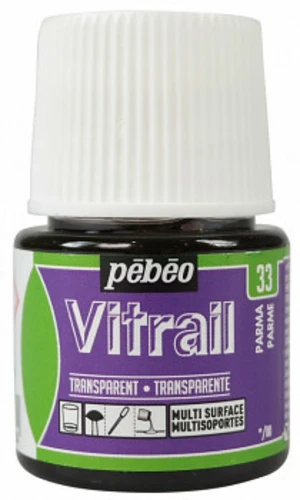 Barva na sklo Vitrail 45ml – 33 fialová parma