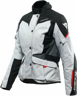 Dainese Tempest 3 D-Dry® Lady Glacier Gray/Black/Lava Red 48 Blouson textile