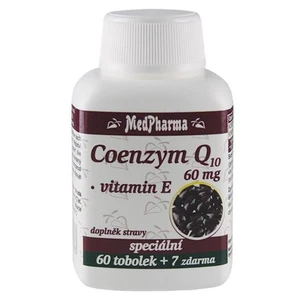 MEDPHARMA Coenzym Q10 60 mg + vitamin E 67 tobolek