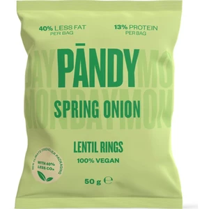 Pändy Lentil Rings čočkové křupky příchuť Spring Onion 50 g
