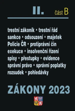 Zákony II B 2023 Trestní právo