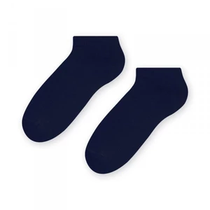Steven 045 tmavě modré Pánské kotníkové ponožky 41/43 tmavě modrá