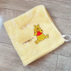 Disney Cotton 100% Face Hand Towel Handkerchief Square Cartoon Soft Water-Absorbing Quick-Drying Towel 34x34cm