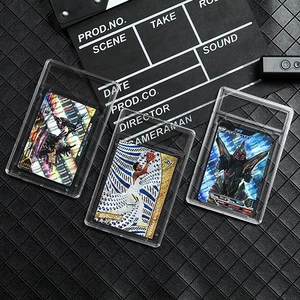 90x65mm Acrylic Trading Card Slabs Sleeves Holder Case For Card
