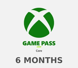 XBOX Game Pass Core 6 Months Subscription Card RU