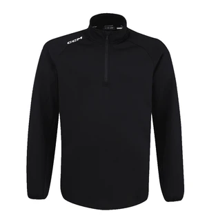 Pánská mikina CCM  LOCKER ROOM FLEECE 1/4 ZIP black